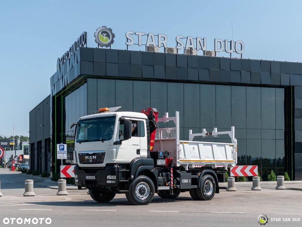 MAN TGS  18.320 4x4 HMF 1730-K3 HDS Żuraw Wywrotka - 10
