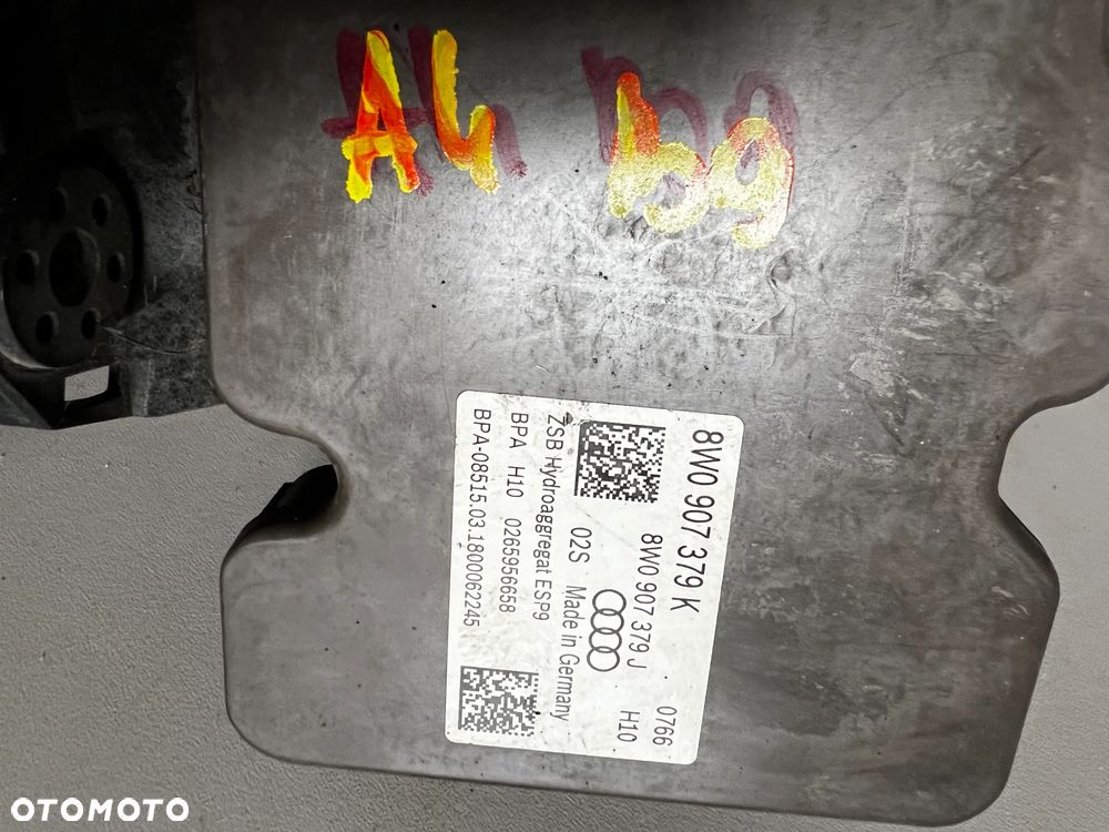 AUDI A4 B9 A5 F5 8W POMPA HAMULCOWA ABS 8W0614517N 8W0907379K - 3