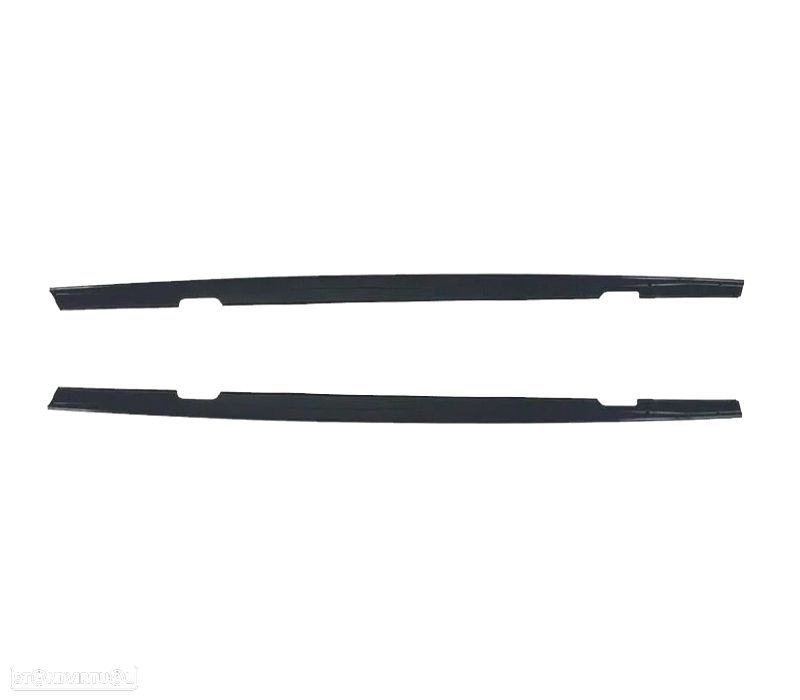 EXTENSÕES EMBALADEIRAS BMW E90 LOOK M PERFORMANCE PRETO BRILHANTE - 2
