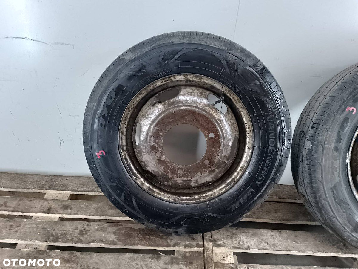 FELGI STALOWE KOMPLET 16 6x180 Z OPONAMI 195/75R16C FORD TRANSIT MK6 - 7
