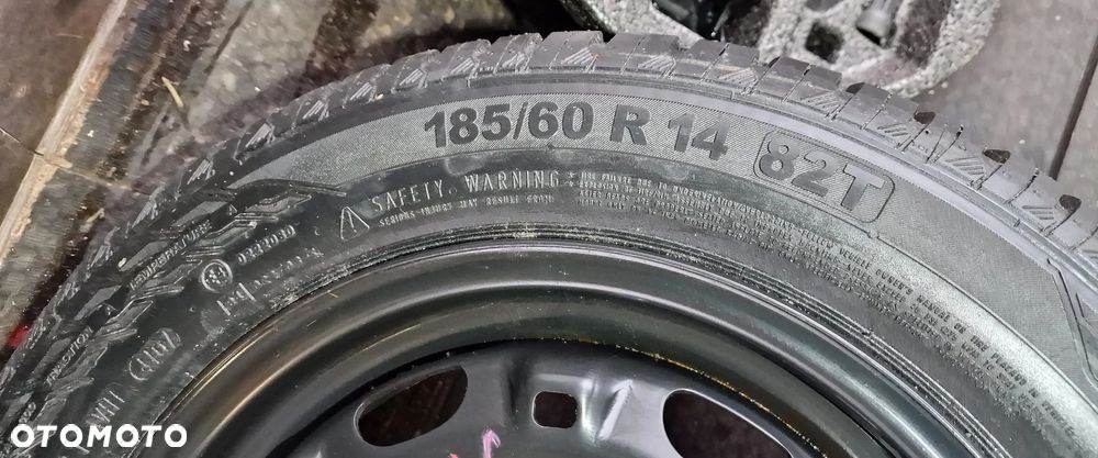 KOŁO ZAPASOWE CONTINENTAL 14" 5X100 185/60R14 + ZESTAW NAPRAWCZY VW SEAT SKODA - 6