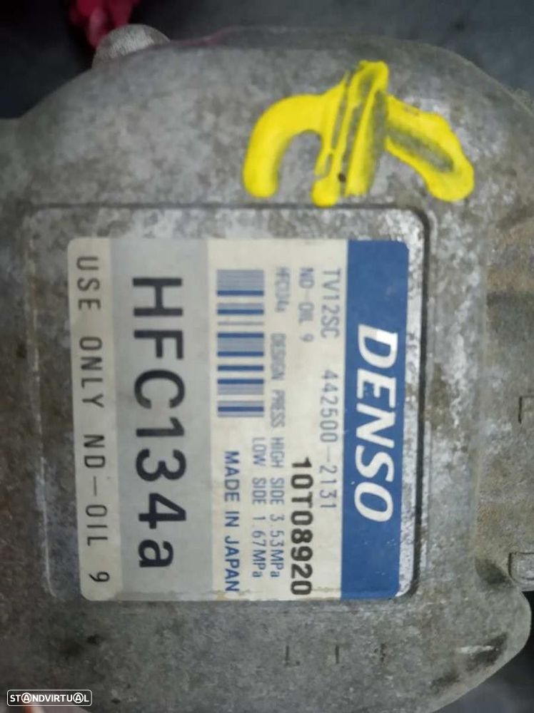 COMPRESSOR AR CONDICIONADO FIAT BRAVO I 1999 -447300921 - 3