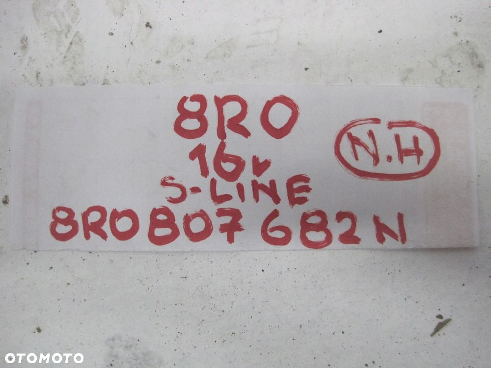 KRATKA ZDERZAKA WZMOCNIENIE GRILA AUDI Q5 8R0 S-LINE 8R0807681S 8R0807682N - 15