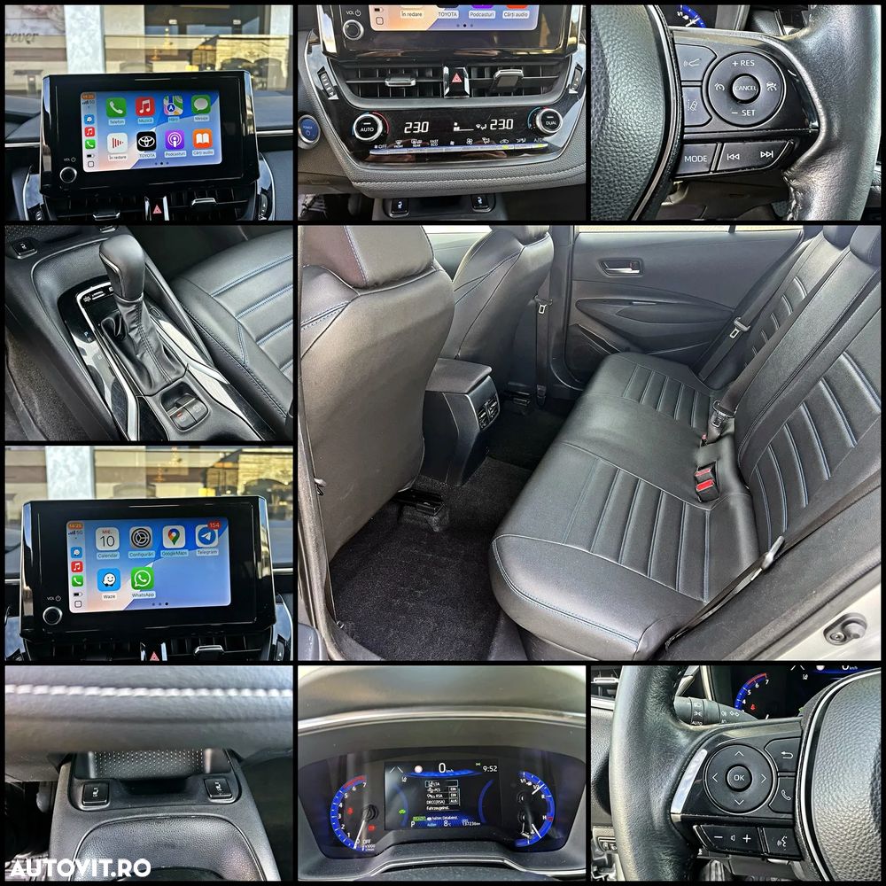 Toyota Corolla 1.8 HSD Exclusive interior Negru - 9