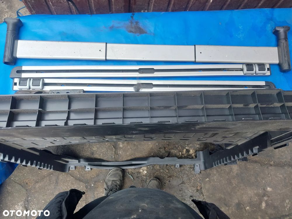Bagażnik A6 C6 Kombi Avant Quattro mocowanie bagażu KOMPLET szyny roletka podstawa stelaż bagażnika 4f9863556A - 2