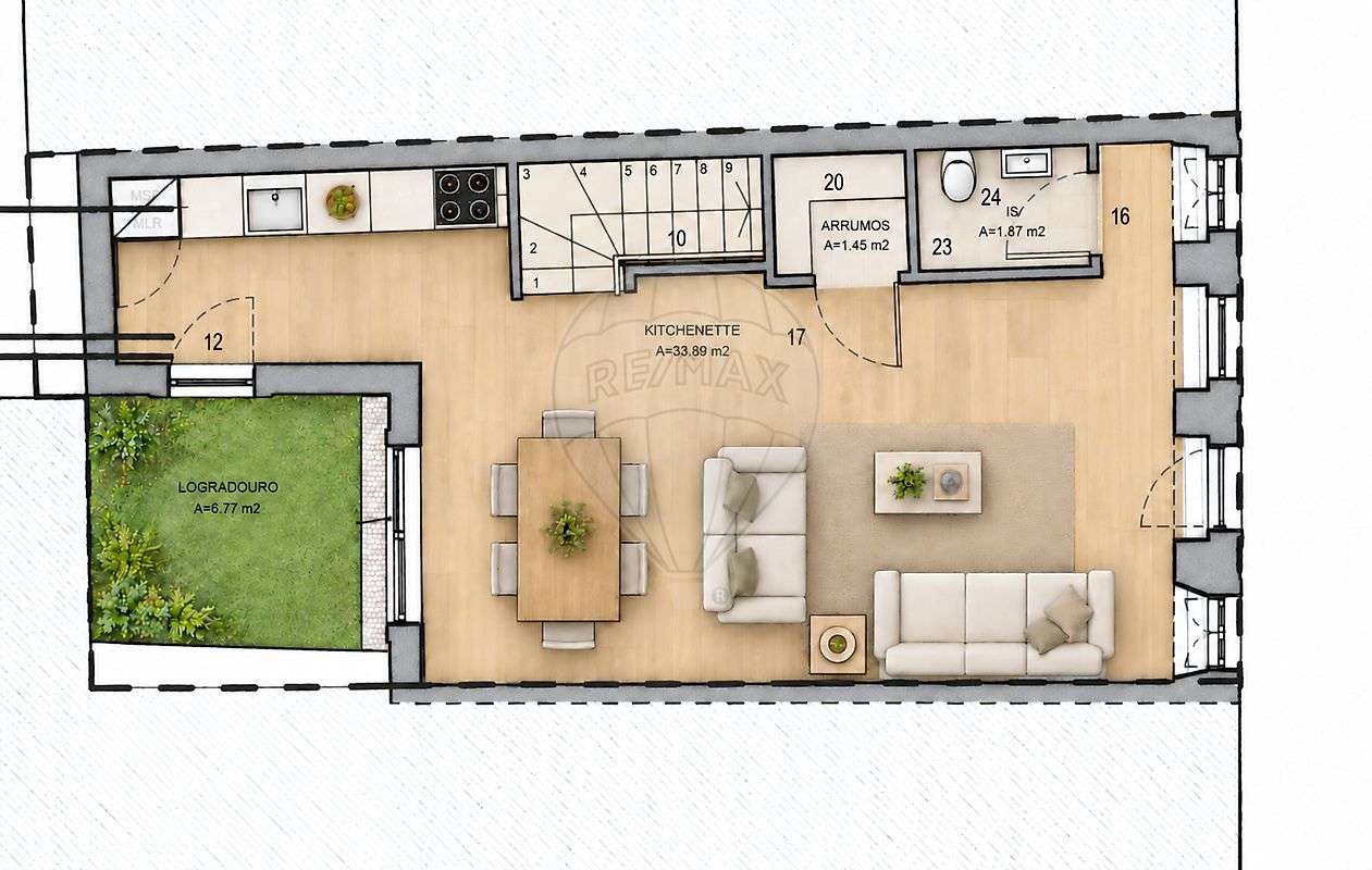 Moradia T2 para venda - Grande imagem: 5/16