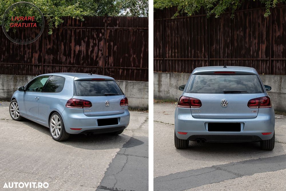Faruri si Stopuri LED VW Golf 6 VI (2008-up) R20 U Design cu Semnal LED Dinamic- livrare gratuita - 14