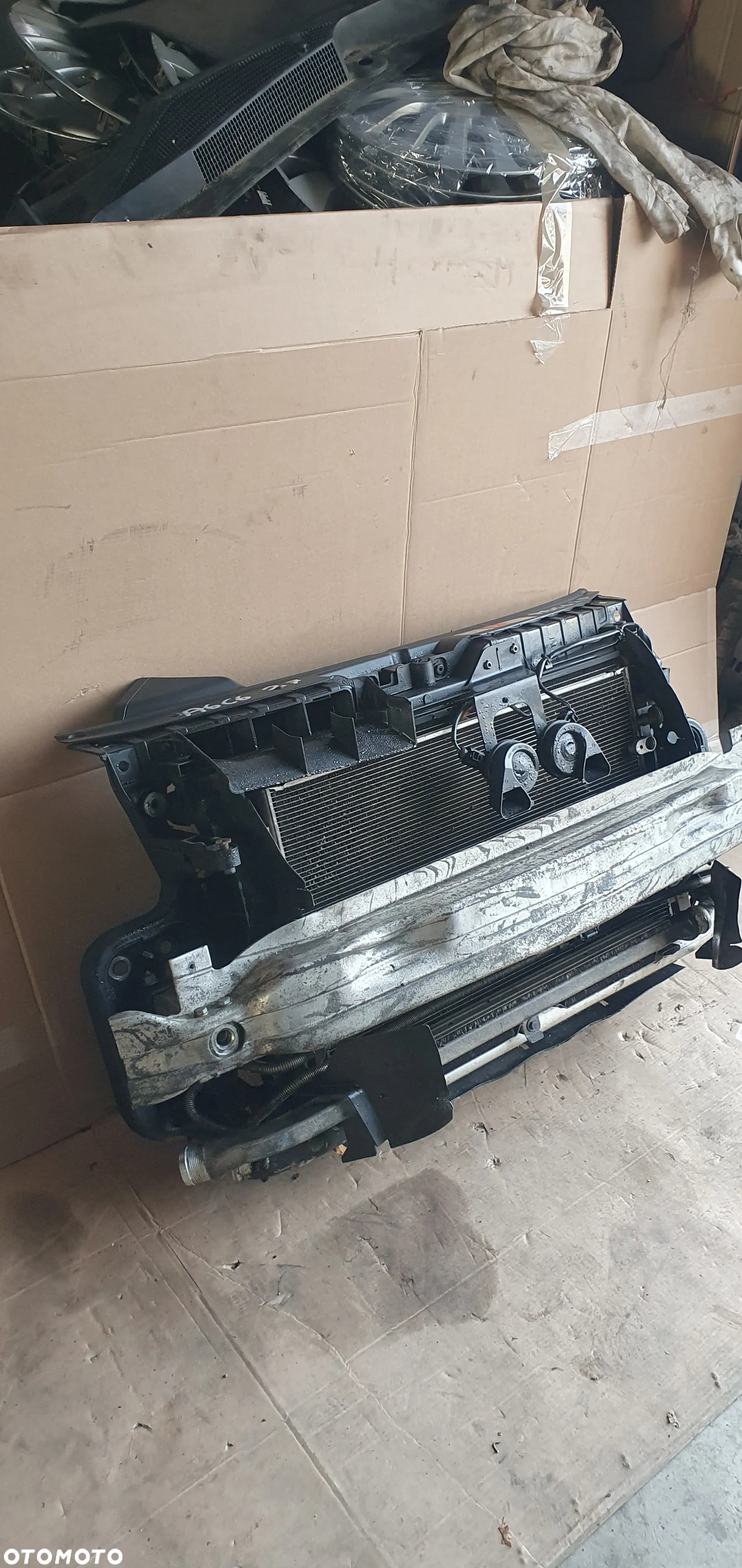 Pas przedni kompletny chłodnice wentylatory Skoda Audi A6 C6 2.7 TDI 3.0 TDI - 3