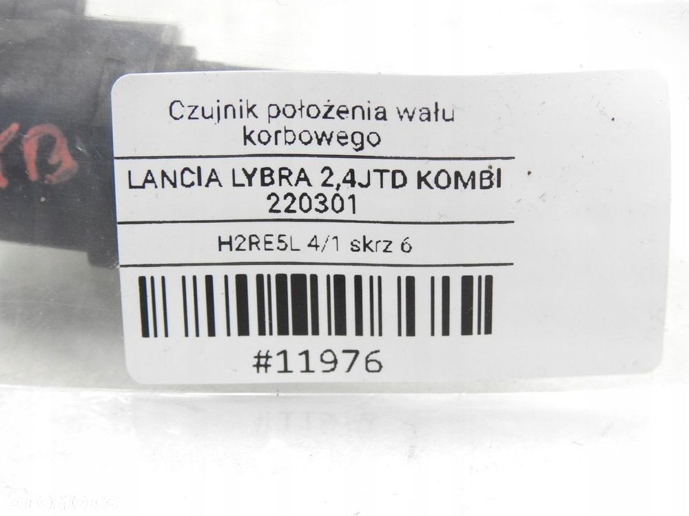 CZUJNIK POŁOŻENIA WAŁU LANCIA LYBRA 2.4 JTD - 7