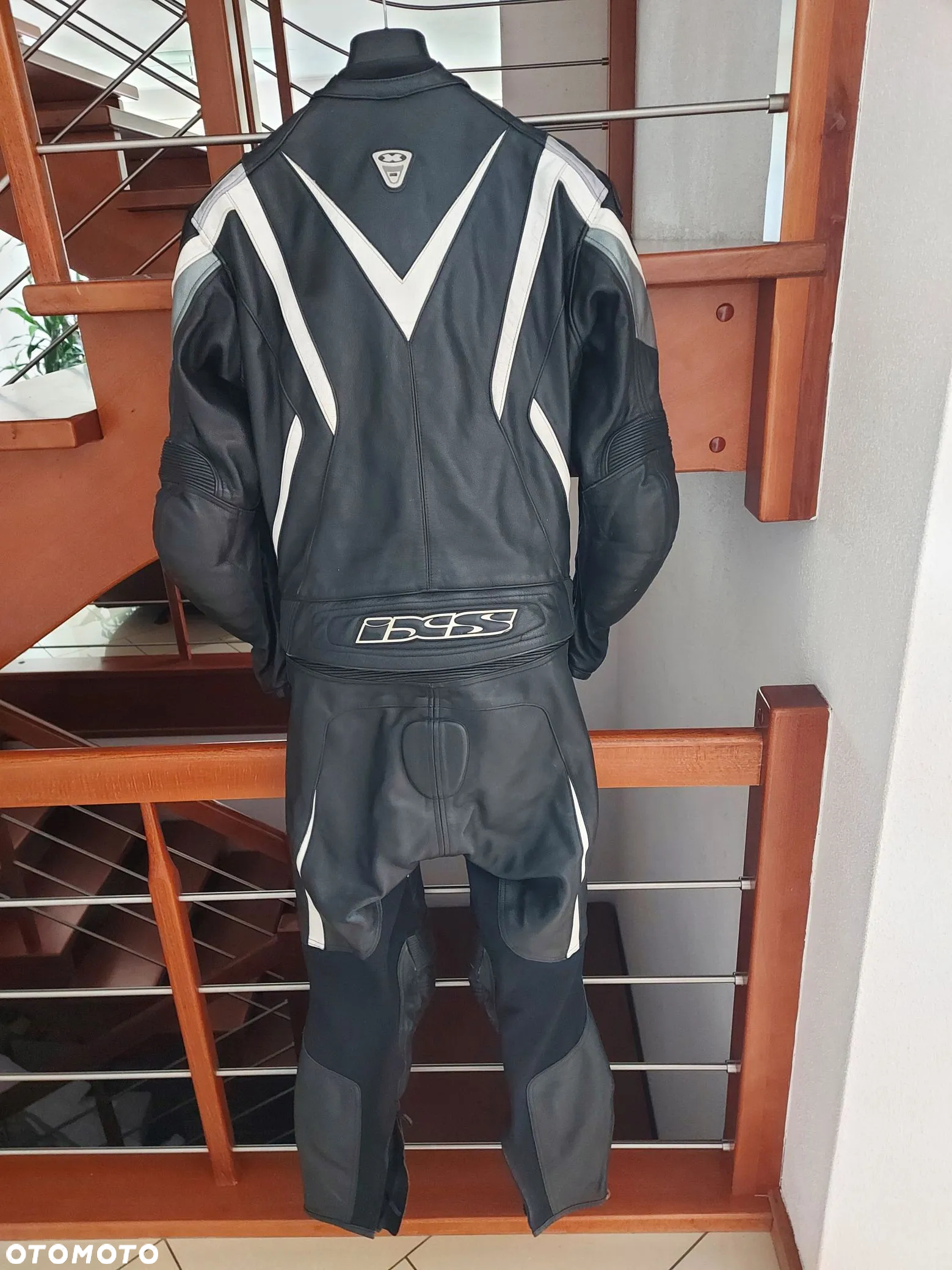 KOMBINEZON MOTOCYKLOWY IXS SKÓRA DWUCZĘŚCIOWY r1 cbr gsxr yzf gsx zxr zx6 zx10 cbf fz - 9
