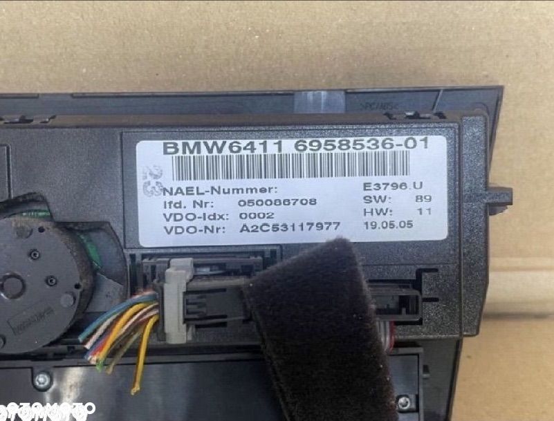 6958536 Panel nawiewu klimatyzacji bmw 3 e90 e91 - 3