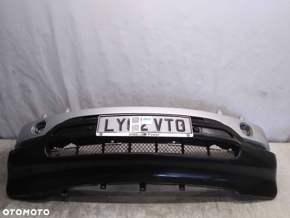 $ BMW X5 E53 zderzak przedni przód kompletny Titansilber PDC XENON - 1