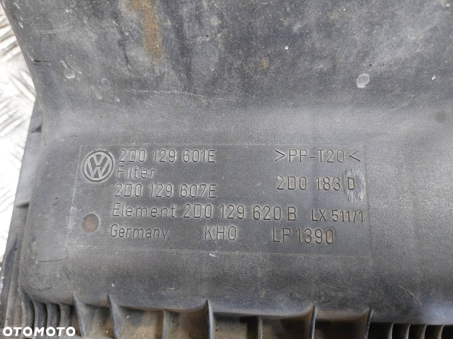 OBUDOWA FILTRA POWIETRZA PRZEPŁYWOMIERZ RURA DOLOT VW LT 46 2.8 TDI - 3