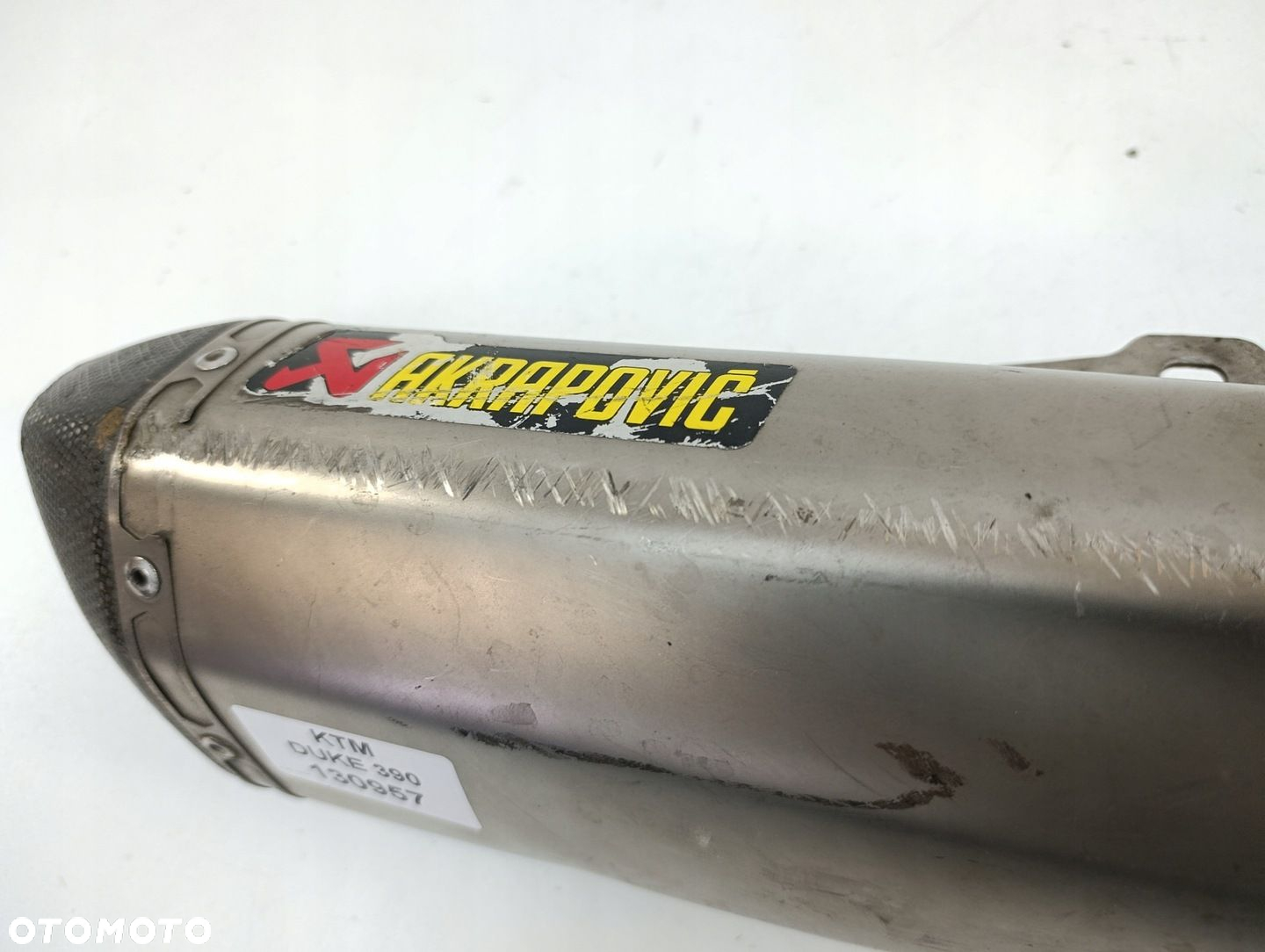 KTM DUKE 125 11-16 TŁUMIK SPORTOWY AKRAPOVIC  DB KILLER - 5