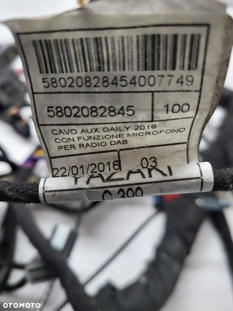 IVECO DAILY 19- WIĄZKA OKABLOWANIE DESKI ROZDZIELCZEJ 5802287354 - 6