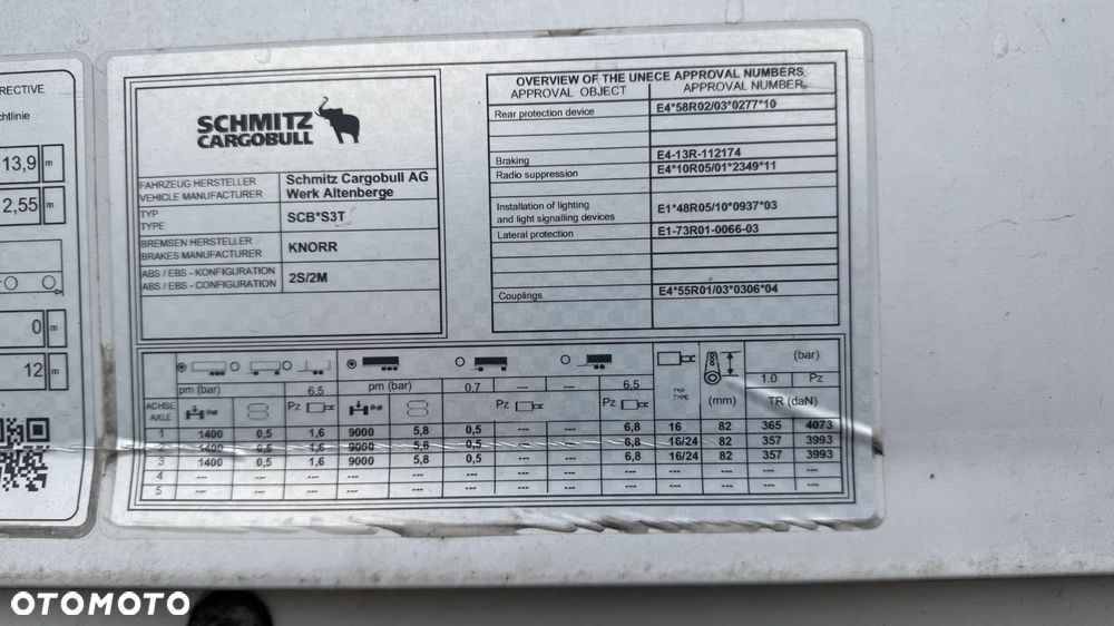 Schmitz Cargobull SCB S3T - 15