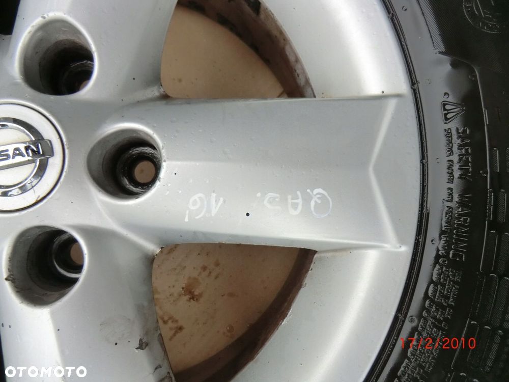 NISSAN QASHQAI KOŁA ALUMINIOWE LETNIE 16 5X114.3 Z OPONAMI 215/60R16 - 2