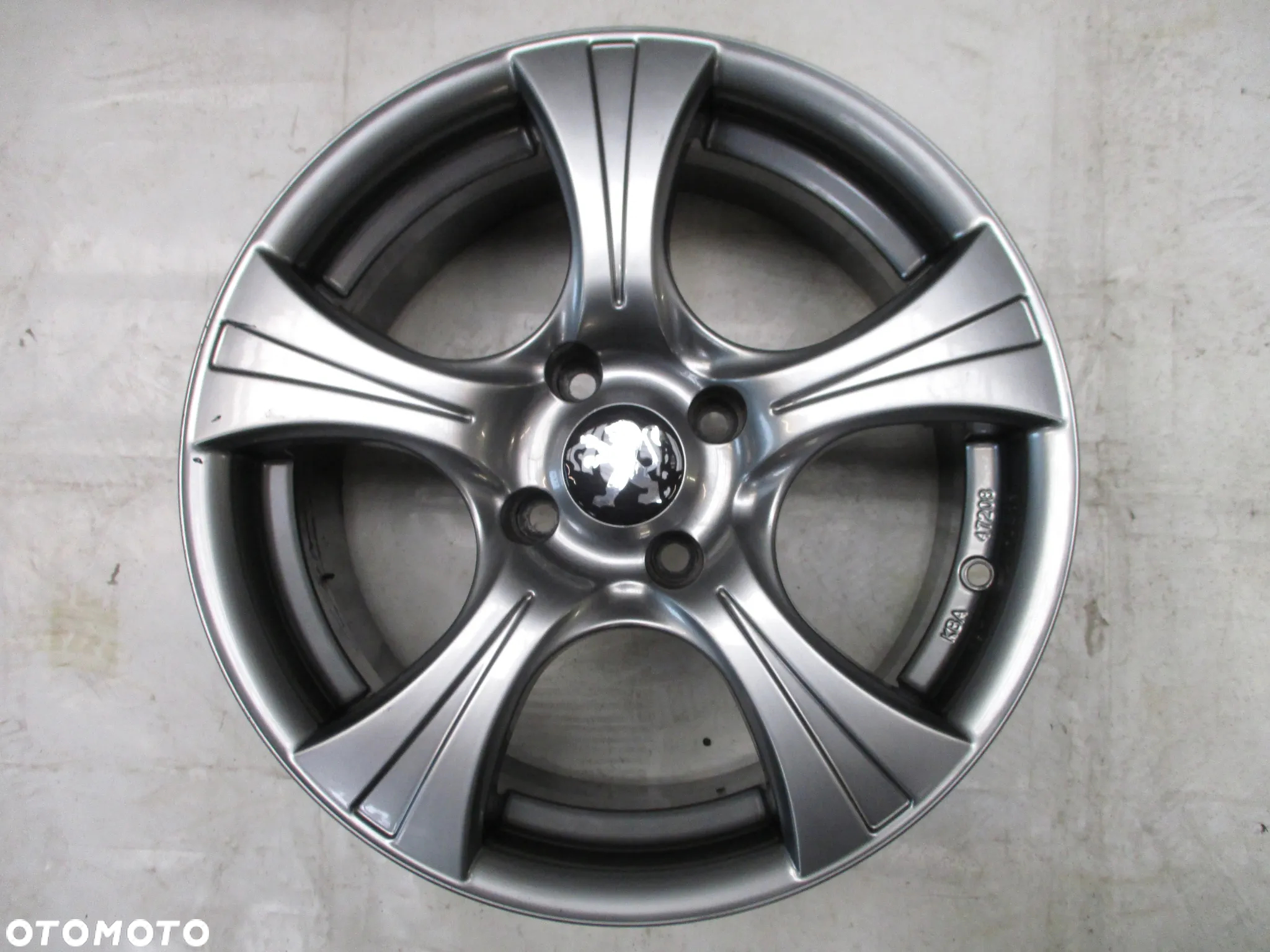 FELGI ALUMINIOWE 16 PEUGEOT 208 2008 301 308 3008 508 5008 PARTNER II ET22 - 12