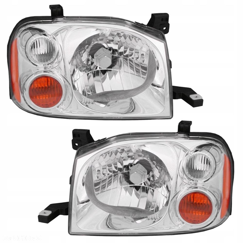 Reflektor Lampa Nissan Navara Frontier D22 Pickup Np300 Lift 2002-2005 kpl - 1