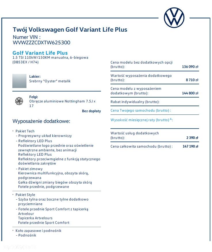 Volkswagen Golf Variant 1.5 TSI Life Plus - 33