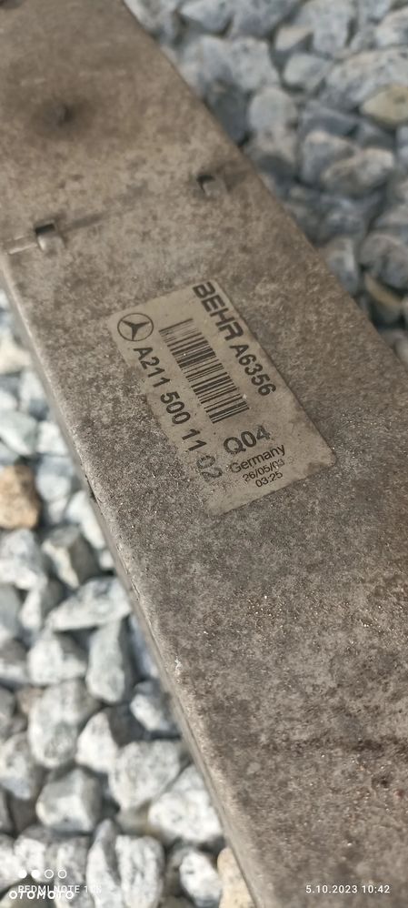 MERCEDES W211 W219 3.0 CDI OM642 INTERCOOLER CHŁODNICA POWIETRZA - 6