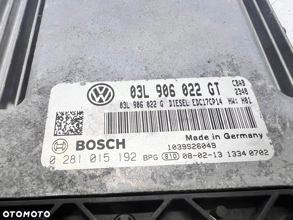 KOMPUTER STEROWNIK SILNIKA VW TIGUAN 03L906022GT - 3