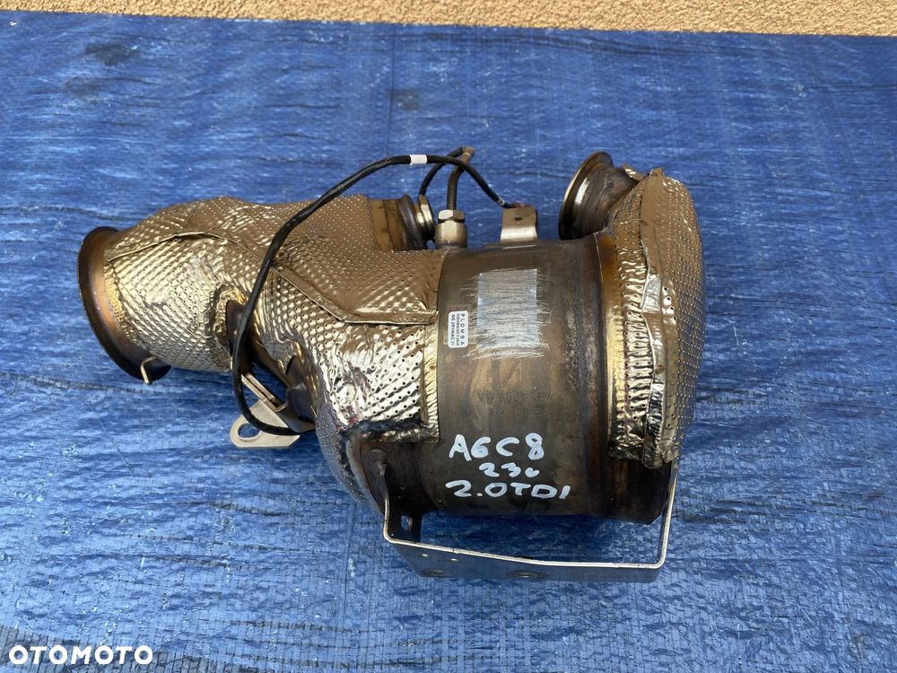 AUDI A6 C8 4K 2.0 TDI DPF FAP KATALIZATOR CZUJNIK ORYGINAŁ DEMONTAŻ - 1