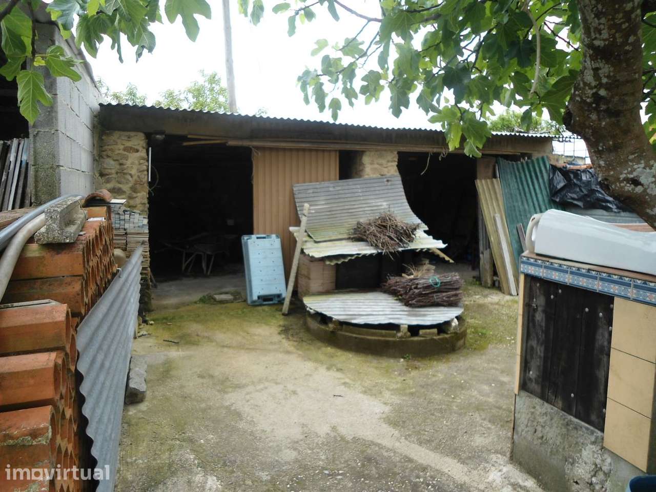 Casa T1+2, antiga, com lagar, churrasco, com poço e quintal - Grande imagem: 3/12