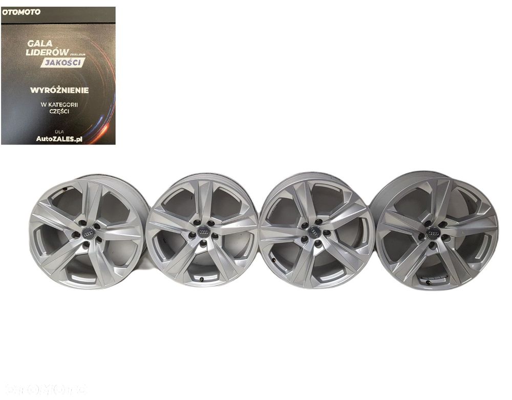 FABRYCZNIE NOWY ORYGINALNY KOMPLET FELG ALUMINIOWYCH ALUFELGI AUDI A6 C8  A7 Q7 8.0J x 19 5x112 ET27 - 1
