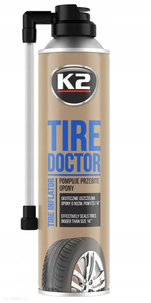 Uszczelniacz przebitych opon K2 Tire Doctor 500 ml - 1