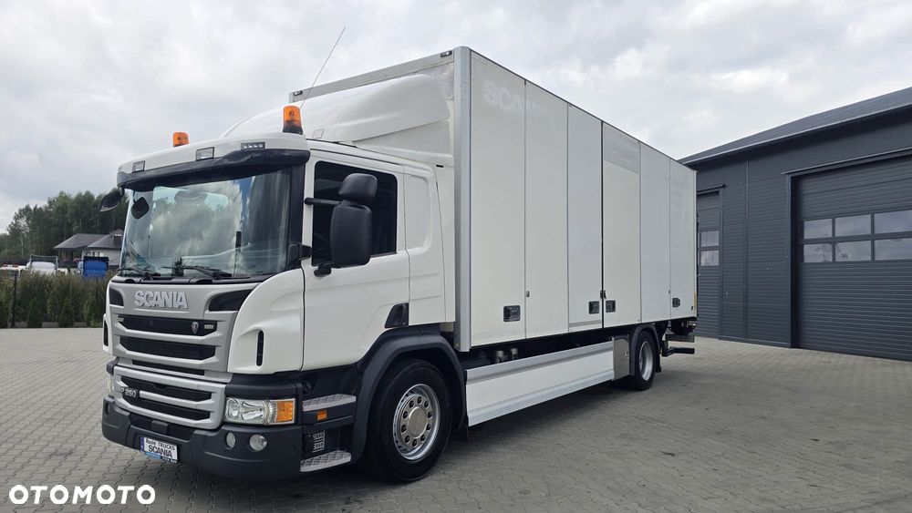 Scania P250 Euro 6 kurierka zabudowa kontener kurierka full air super stan! świeży import! - 34