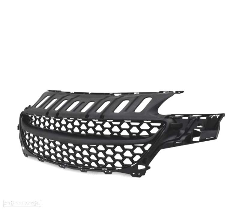 GRELHA FRONTAL DESPORTIVA PARA OPEL CORSA E 14-19 MATT BLACK EDITTION - 3