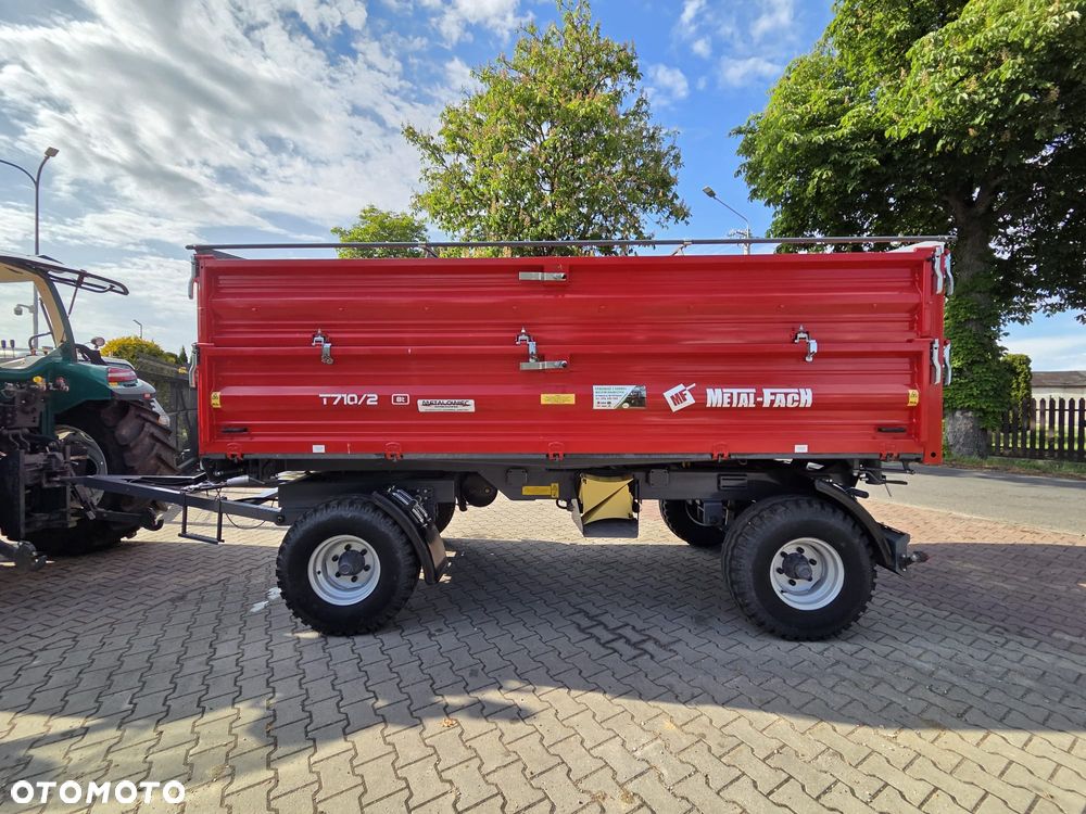 Metal-Fach T710/2 8T Plandeka Wywrot 3 strony Nowa - 3