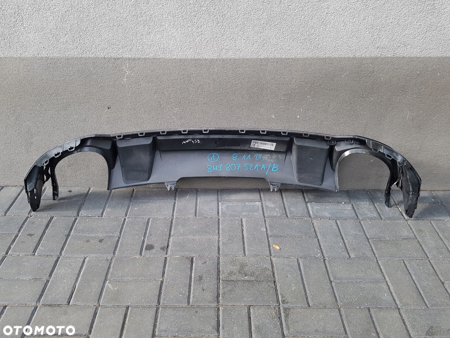 AUDI RS4 B9 spoiler zderzaka tył 8W9807521A 8W9807521B - 2