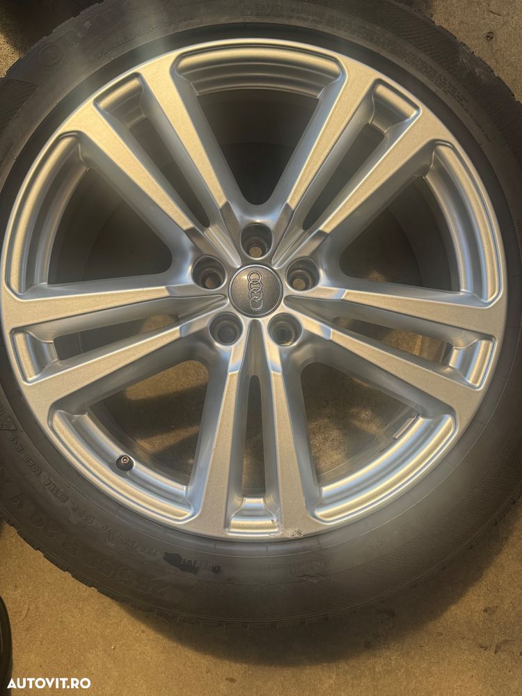 Vând jante aliaj Audi Q7 pe 20” cu anvelope de iarnă - 5