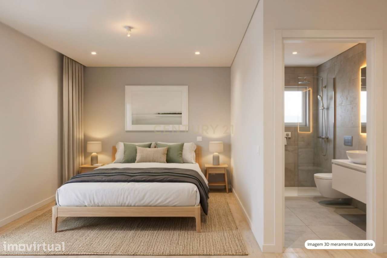 MORADIA T3 NOVA COM PISCINA E VISTA SERRA EM LOTE 795 M2  | Vilar, Cad - Grande imagem: 5/38