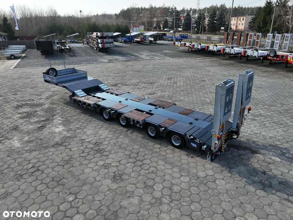Inny 4 OSIOWA NACZEPA NISKOPODWOZIOWA Z ZAGŁĘBIENIAMI NA KOŁA! NAJAZDY HYDRAULICZNE - 3