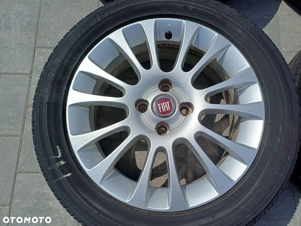 FELGI Z OPONAMI KOŁA ALUMINIOWE FIAT ALFA LANCIA R16 4X98 ET45 58,1 mm OPONY CONTINENTAL R17 195/55 R16 LATO NR32 - 3
