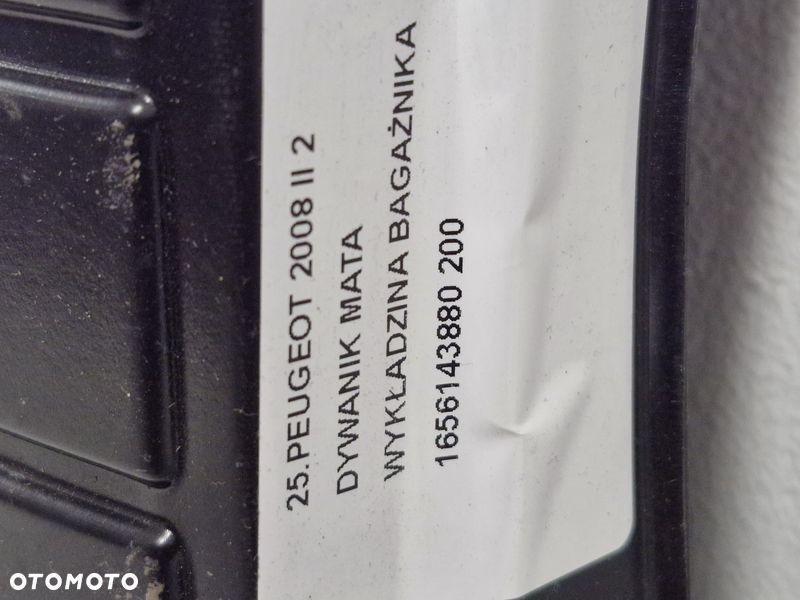 PEUGEOT 2008 II 2 DYWANIK MATA WYKŁADZINA BAGAŻNIKA 1656143880 - 5