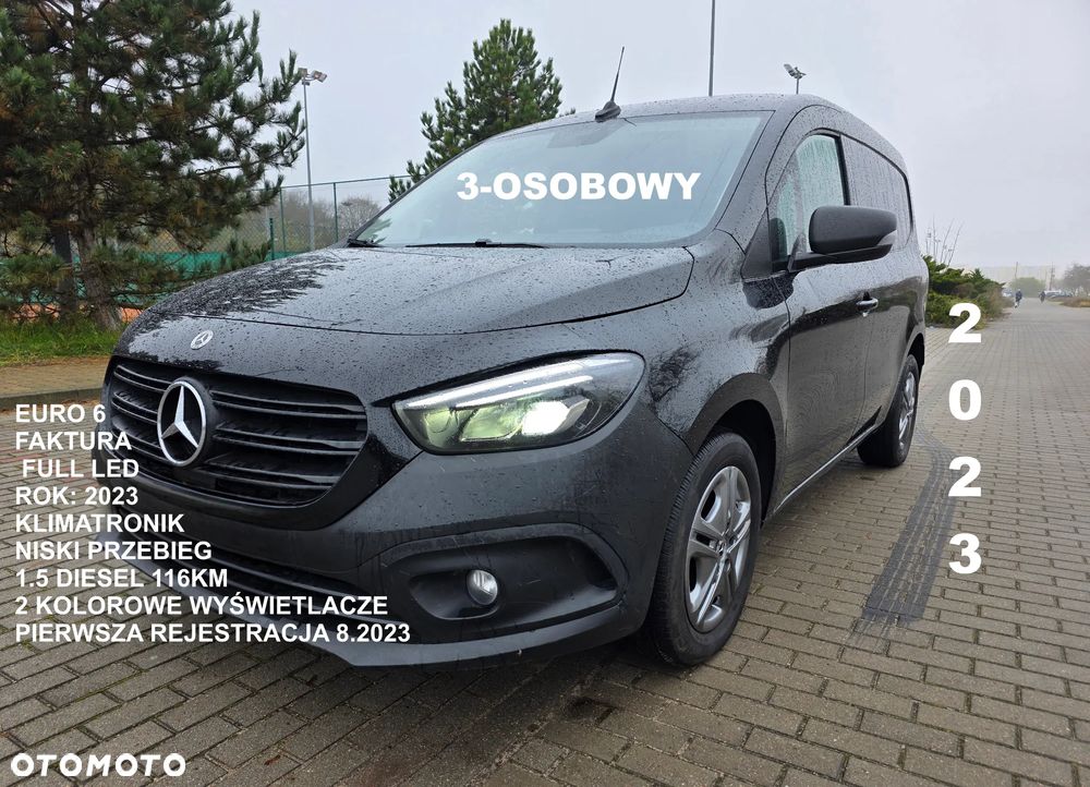 Mercedes-Benz Citan 112 CDI, 1.5 D, 116KM, 3-OSOBOWY, PRO, 3 wyświetlacze - 1