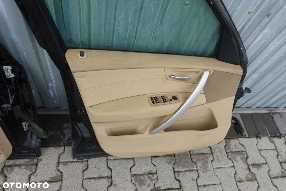 DRZWI LEWY PRZÓD TYŁ BMW E83 X3 SCHWARZ 2 - 12