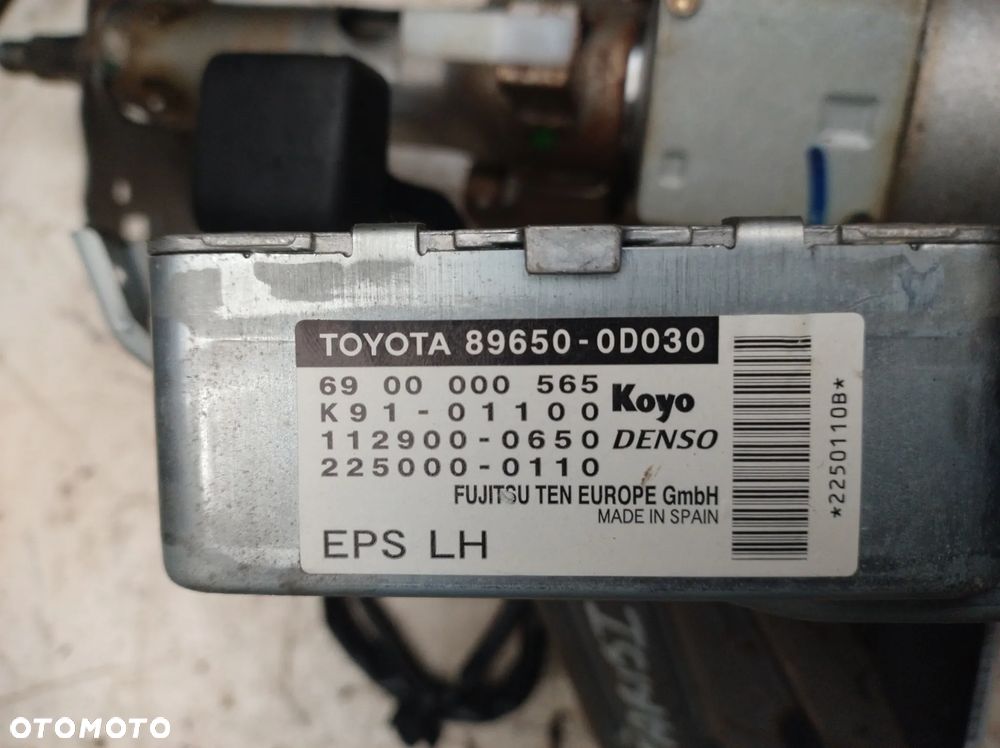 toyota yaris I wspomaganie kierownicy sterownik komputer - 3