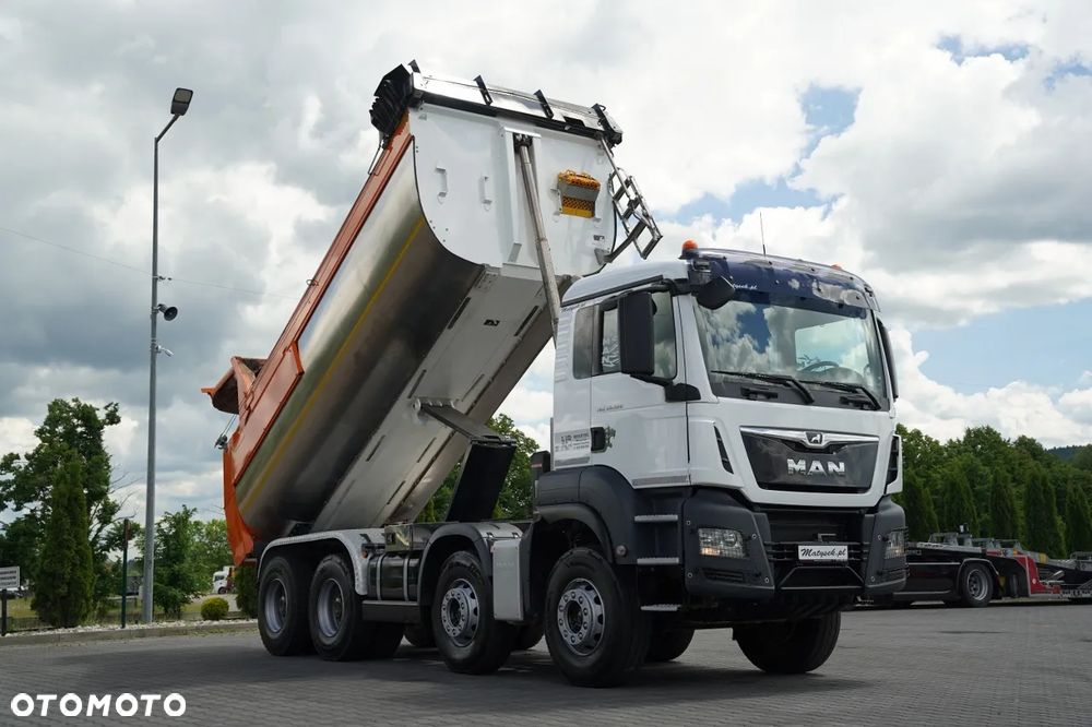 MAN TGS 35.500 / 8x4 / WYWROTKA TYLNOZSYPOWA  MEILLER / OCIEPLANA / DO ASFALTU /  HYDROKLAPA / NAVI / 2021 ROK - 6