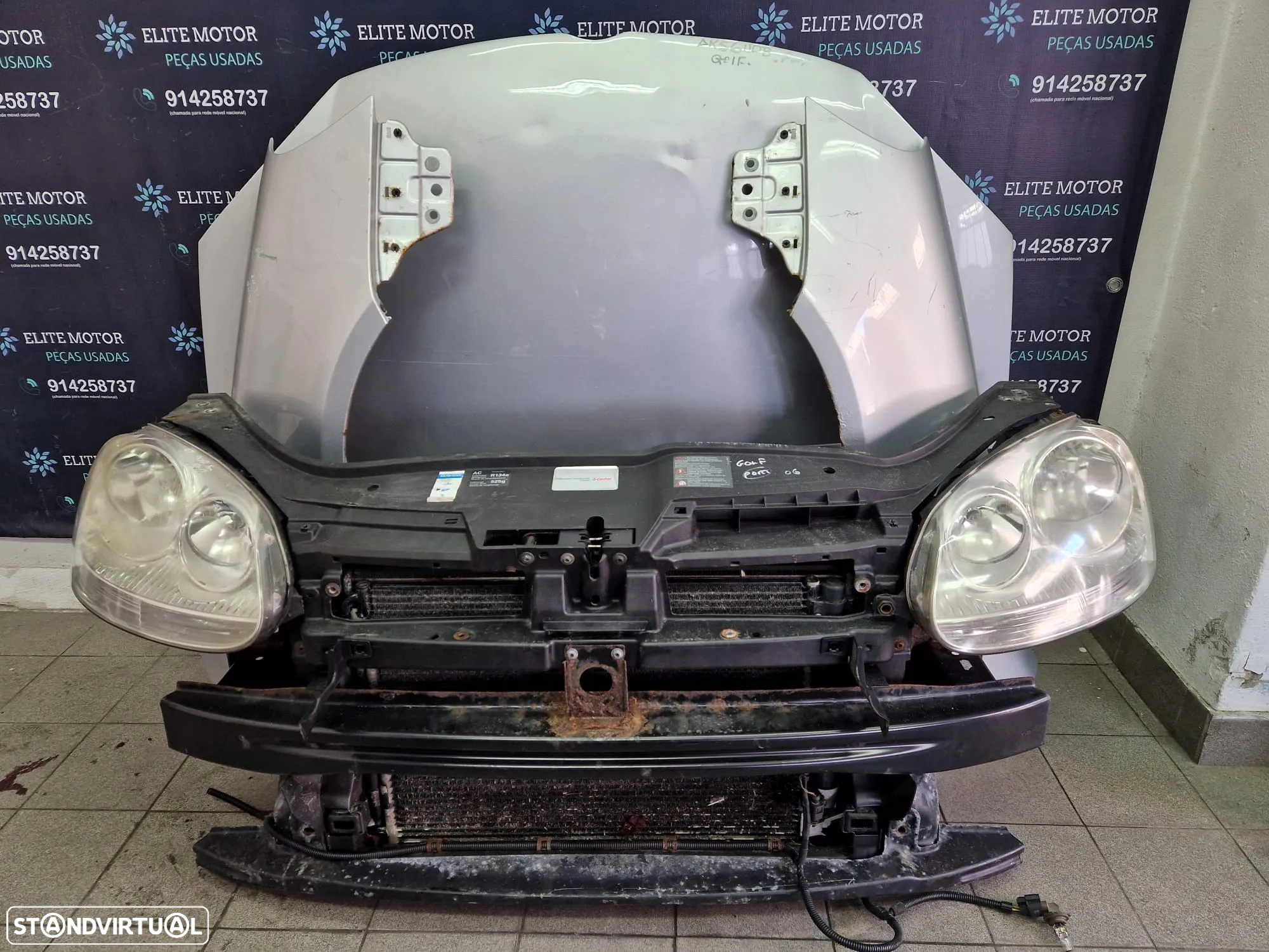 Frente completa usada VW GOLF V 5 1.9 TDI 105CV CAPOT PARACHOQUES OTICAS GUARDALAMAS VOLKSWAGEN - 5