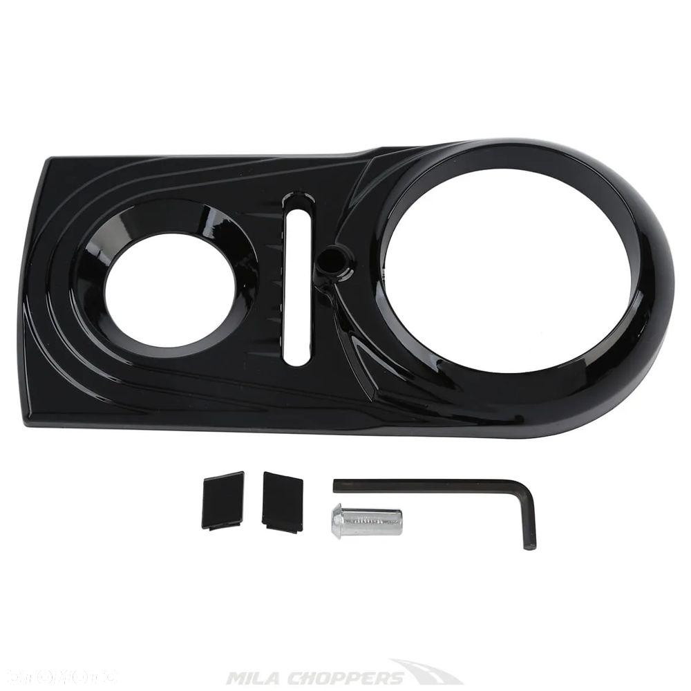 Osłona nakładka na licznik zbiornik Harley Davidson Softail Dyna - 4