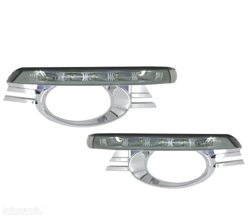 GRELHAS NEVOEIRO LUZ DIURNA LED MERCEDES C W204 07-10 ABS - 1