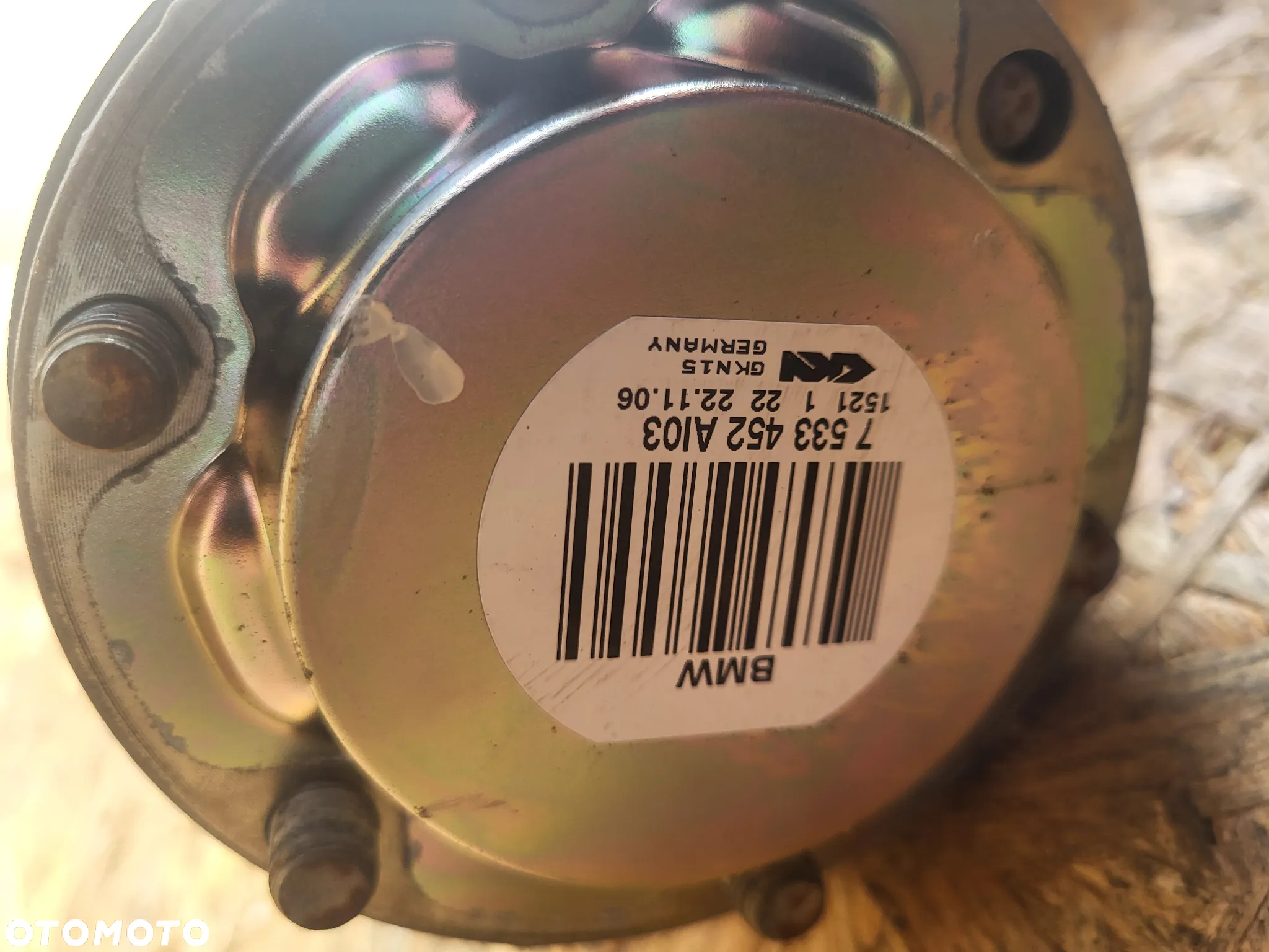 Bmw e90 e92 e93 3.0d półoś napedowa 7533452 7533453 - 5