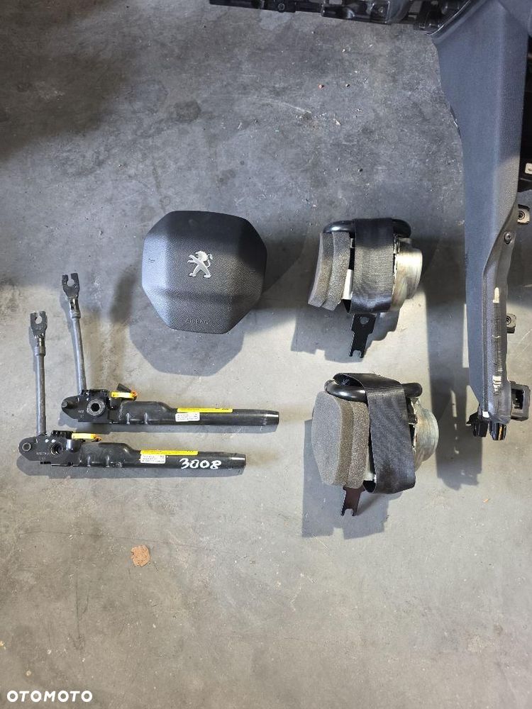 PEUGEOT 3008 II LIFT DESKA KONSOLA AIRBAG PASY - 5