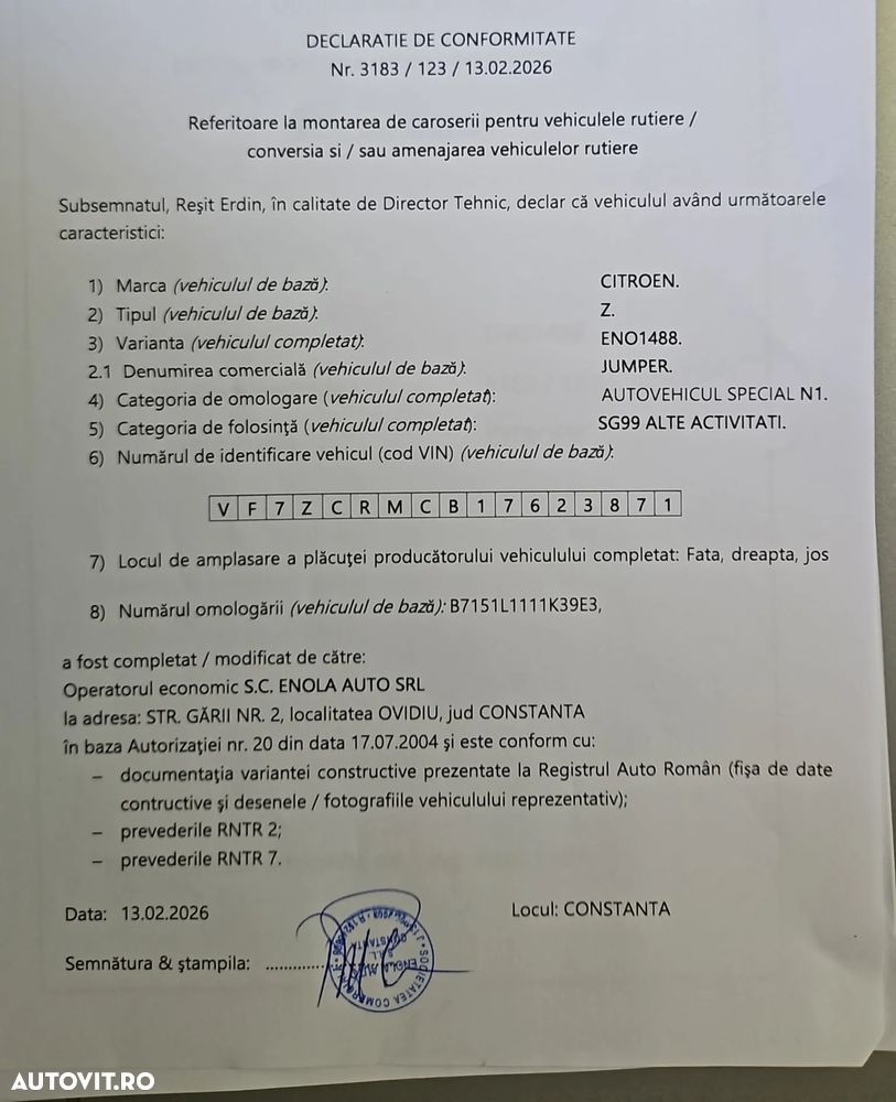 Alta food truck full inox autorizata - 2