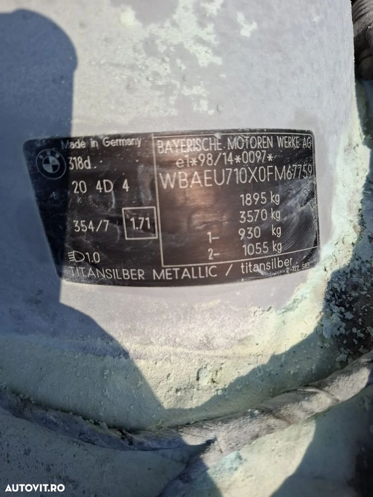 Dezmembrez BMW E46 318D - 10